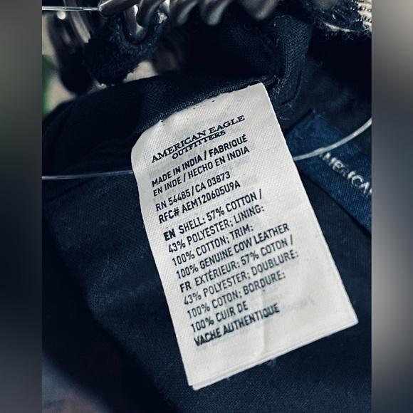 AEO American Eagle NEW Fabric Aztec Suede Fringe Drawstring Crossbody Bag - Picture 11 of 14